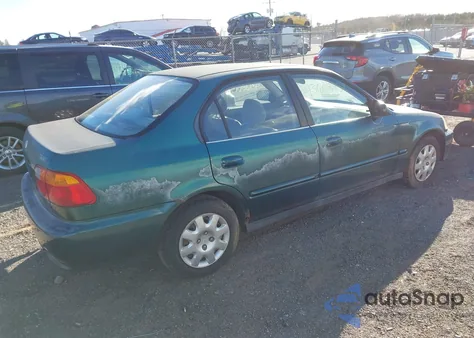 1999 Honda Civic Value Package z USA, uszkodzony, nr VIN 2HGEJ6612XH509505